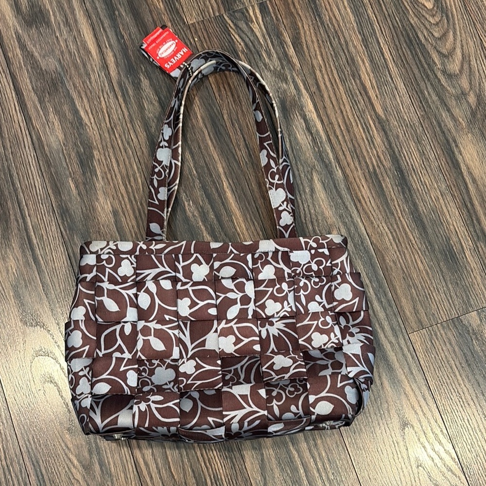 Harvey’s Floral Brown and Gray Women's Tote Bag